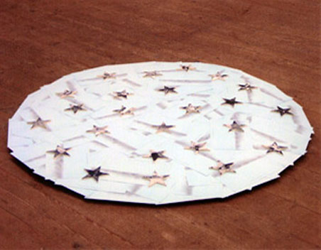 UNTITLED (NEWSPAPER STARS), 2002